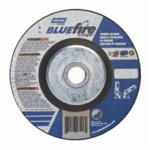 Norton 66252843206 BlueFire Zirconia Alumina Silicon Carbide Type 27 Grinding and Cutting Wheel