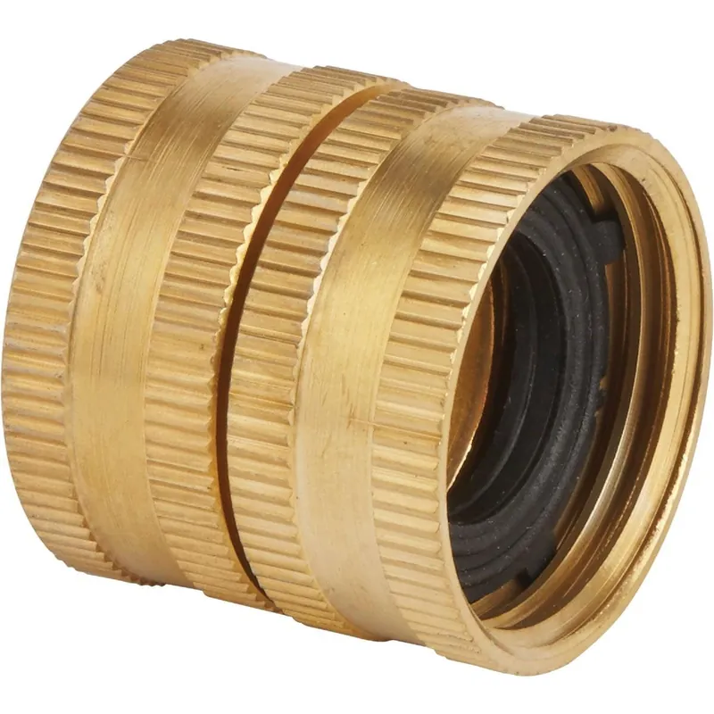 Best Garden 35009 3/4 In. FHT x 3/4 In. FHT Brass Swivel Hose Connector