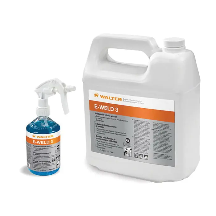 Walter 53F253 E-WELD 3 High Temperature Anti-Spatter Solution 1 gal Trigger Spray Bottle