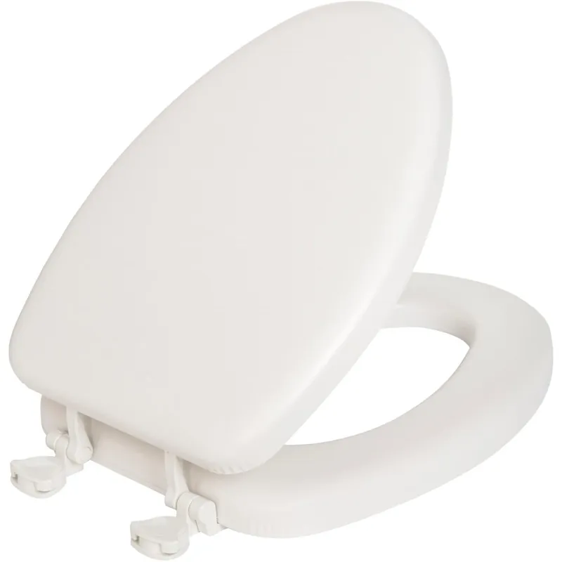 Mayfair 115EC_000 Elongated Closed Front Premium Soft White Toilet Seat