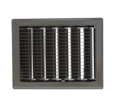 HART & COOLEY 10685 HART 411 2X10 FLOOR DIFFUSER STEEL (WHITE) HEAVY DUTY