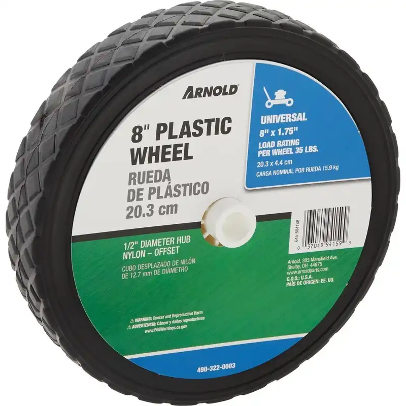Arnold 490-322-0003 Diamond Tread Offset Hub Wheel