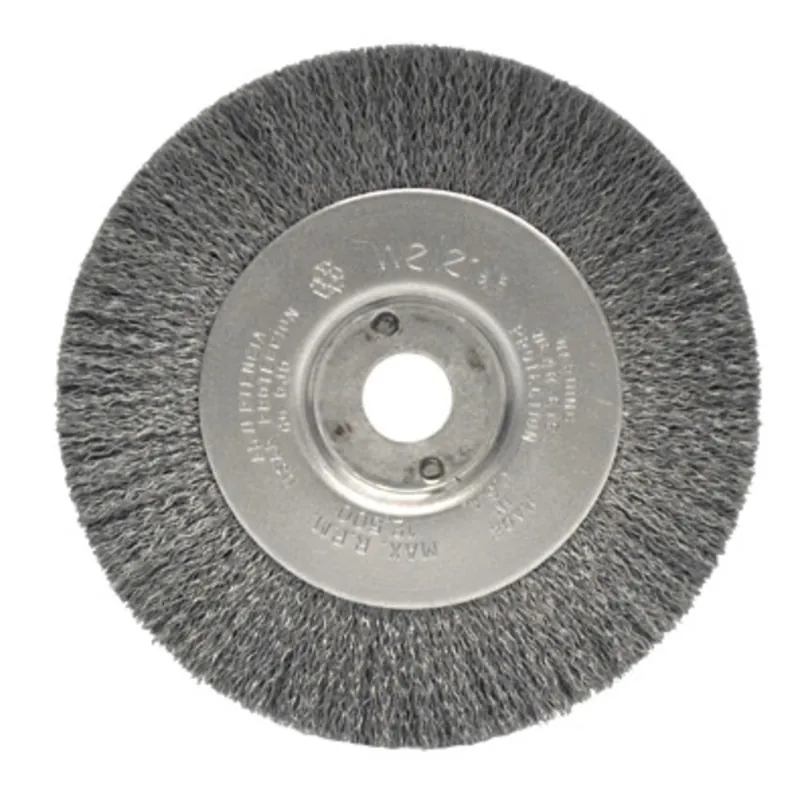 Weiler 00154 Crimped Wire Wheel Brush - 4 Inches Diameter - Weiler