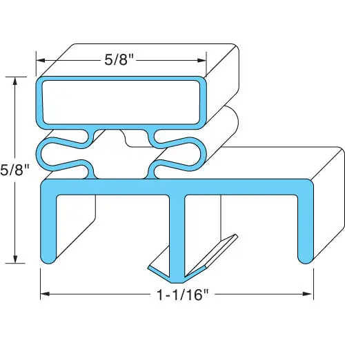 Door Gasket 38 1/2 X 79 for Nor-Lake NOR3724