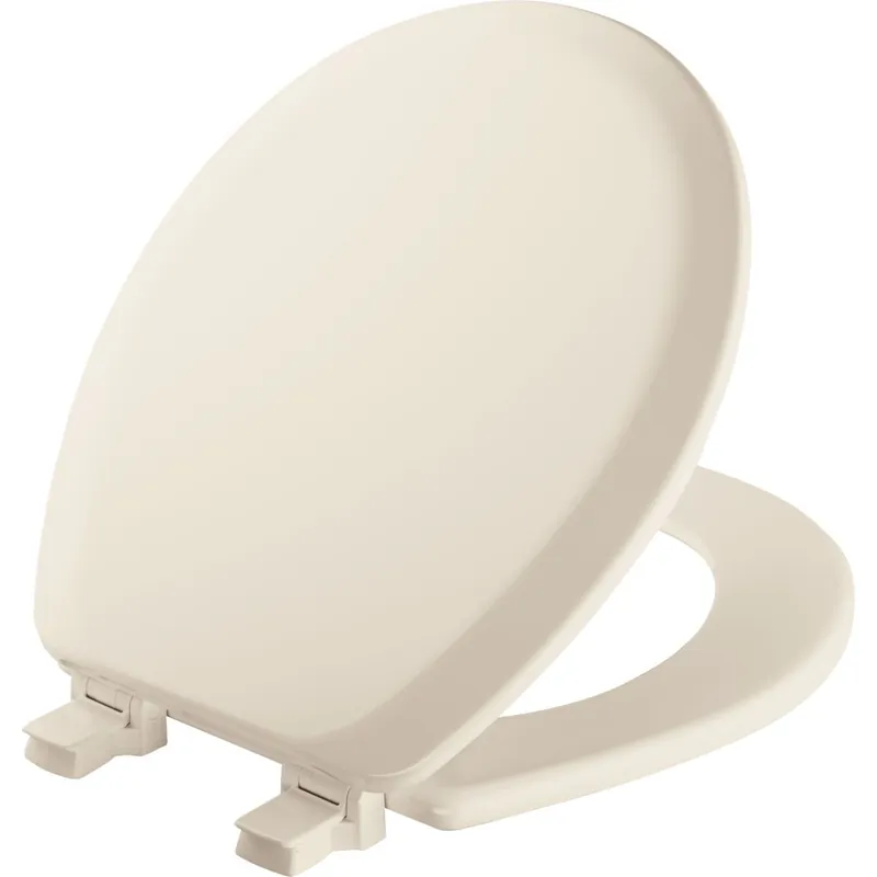 Mayfair 41EC346 Advantage Round Closed Front Biscuit Wood Toilet Seat
