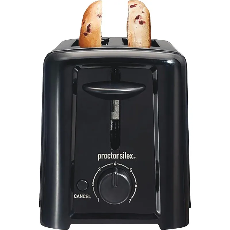 Proctor Silex 22624 2-Slice Black Toaster
