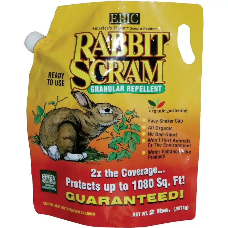 Scram 11004 Rabbit Scram 2 Lb Granular Organic Rabbit Repellent