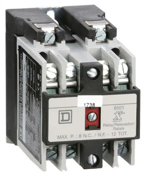 Square D 8501XO30V02 Relay 600Vac 10Amp Nema +Options