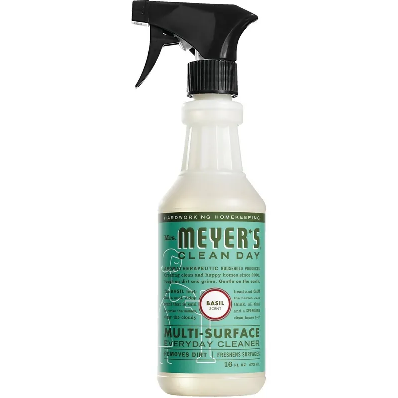 Mrs Meyers 14441 Clean Day 16 Oz. Basil Multi-Surface Everyday Cleaner