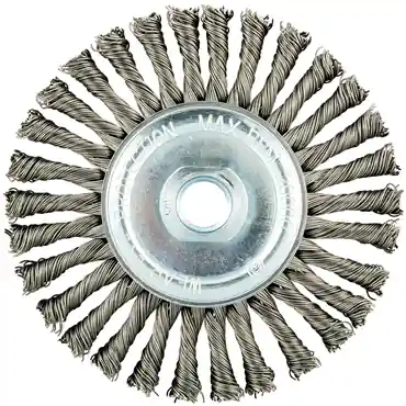 Norton 66252839111 Gemini Twist Knot Wire Arbor Wheel Brush