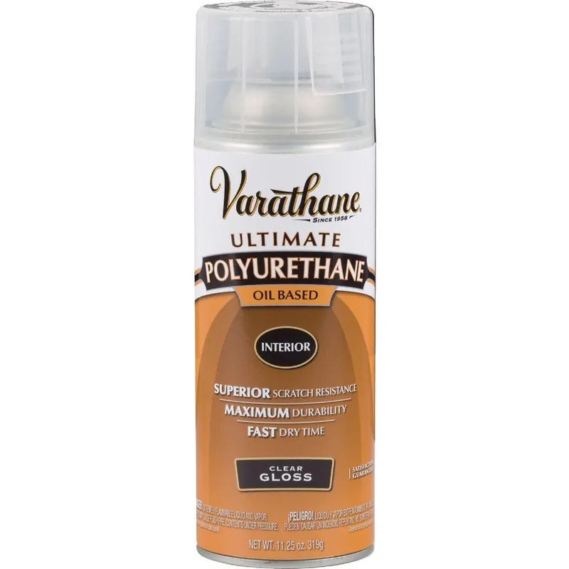Varathane 9081 Gloss Clear Interior Spray Polyurethane 11.25 Oz.