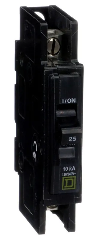 Square D QOU125 Miniature Circuit Breaker 120/240V 20A