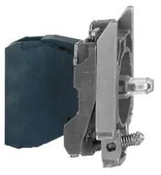 Square D ZB4BVG4 Mounting Collar With 120V Red Led
