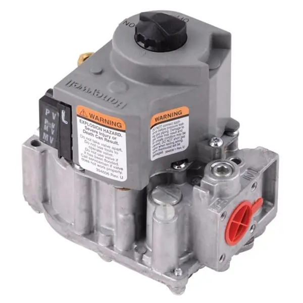 Allied Air 41K35 Dual Combination Intermittent Pilot Gas Valve and Regulator 1/2 in 24 VAC Coil