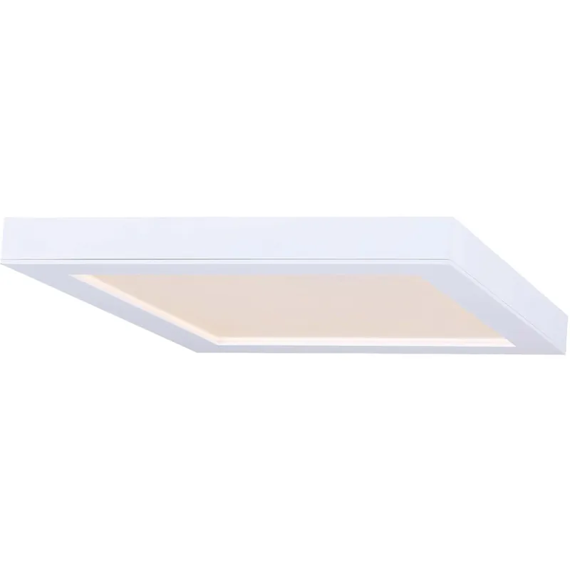 Canarm DL-11C-22SC-WH-C 11 In. White LED Square Disc Flush Mount Light Fixture