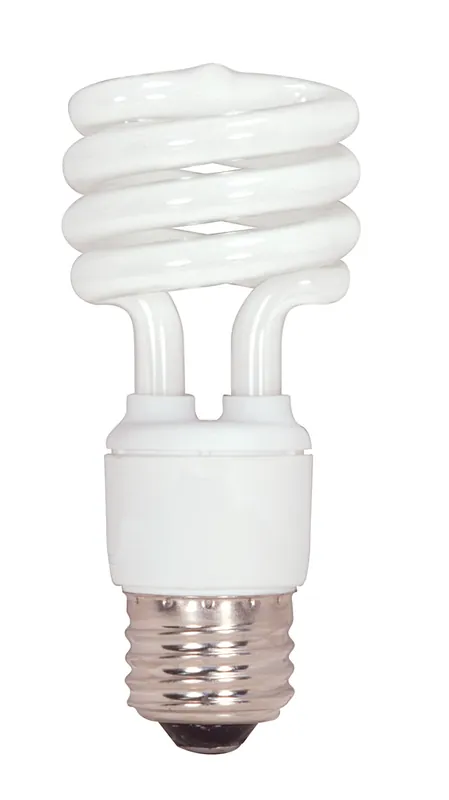 Satco S7218 Mini Spiral Compact Fluorescent 13 Watt 120 Volt