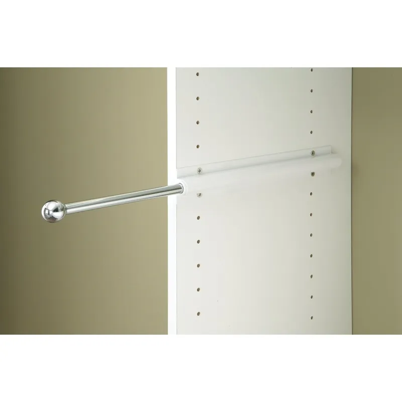 Easy Track RA1204 Sliding Valet Closet Rod Power Each