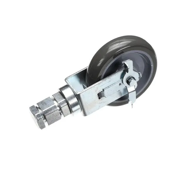 Caster Stem 1.5 Rigid 5 Wheel w/Brake Poly for Alto-Shaam CS-35290
