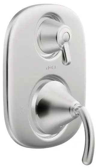 Moen TS4112 Faucet Parts and Accessories Chrome Plated 3-Function Lever Handle