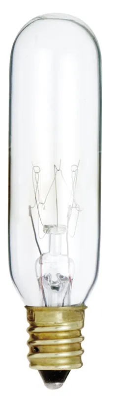 Satco S3912 15 Watt T6 Incandescent Clear 2000 Average Rated Hours