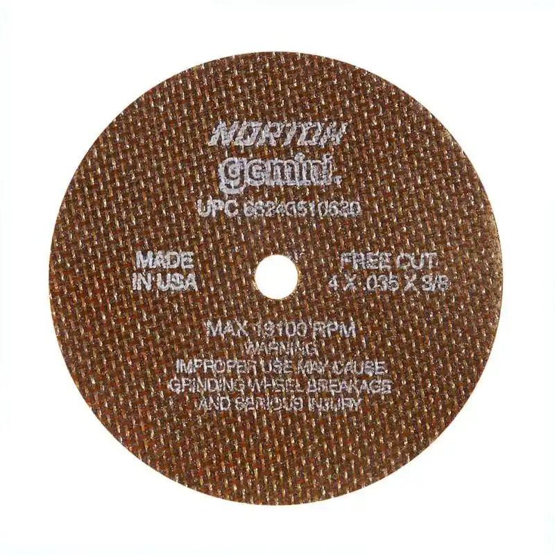 Norton 66243510630 Cut-Off Wheel 4 in Diameter Type 01/41