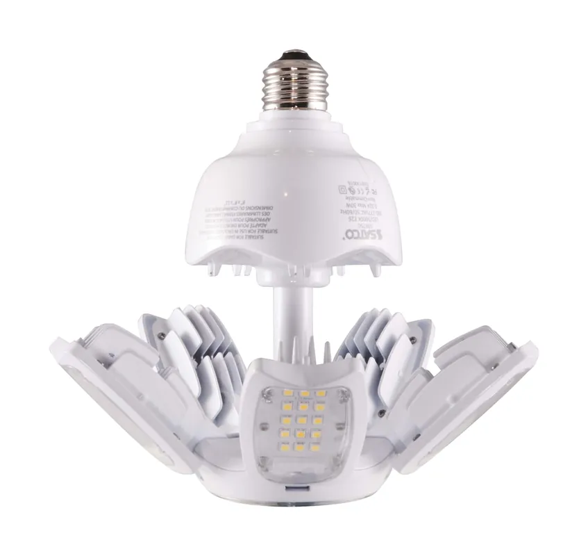 Satco S39750 30W LED HID Replacement; 5000K; Medium Base; Adjustable Beam Angle; 100-277 Volt