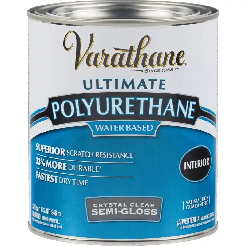 Varathane 200141H Semi-Gloss Low Odor Water Based Interior Polyurethane 1 Qt. Replacement MPN