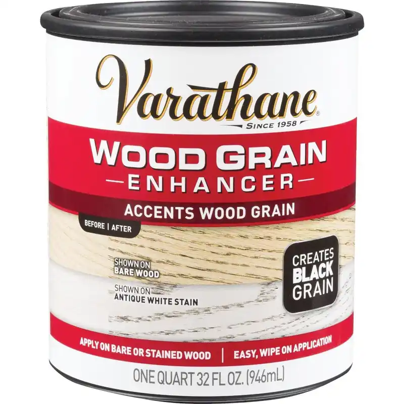 Varathane 313834 Wood Grain Enhancer Finish Black