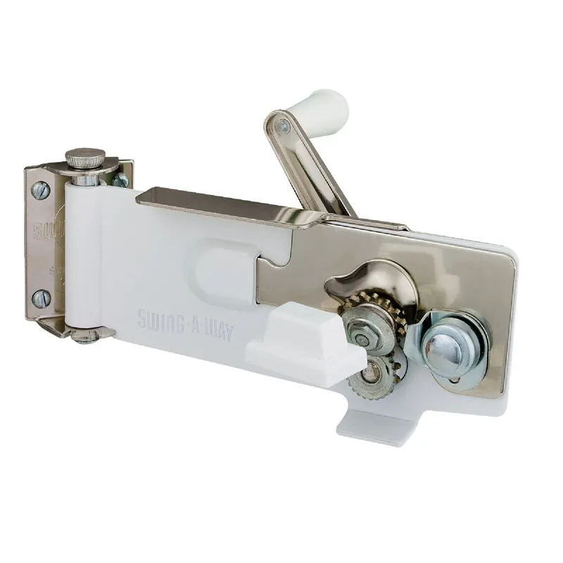 Swing-A-Way 609WH White Magnetic Wall Mount Can Opener