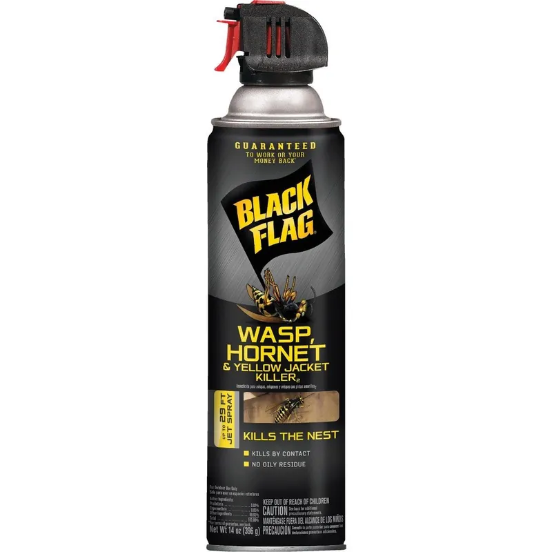 Black Flag HG-11123 Liquid Aerosol Spray Yellow Jacket, Wasp & Hornet Killer