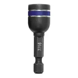 DeWALT 1837555 Irwin Impact Performance Series 1837555 Lobular Magnetic Impact Nutsetter Power 7/16 in Hex Point x 2-9/16 in L