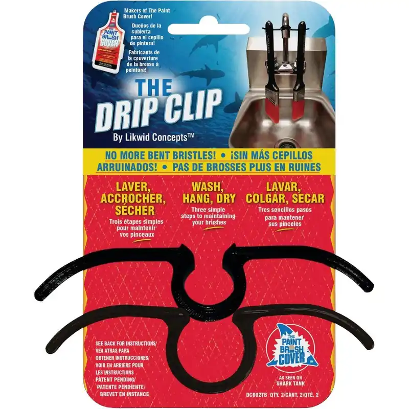 Likwid Concepts DC002TB The Drip Clip Brush Clip Each