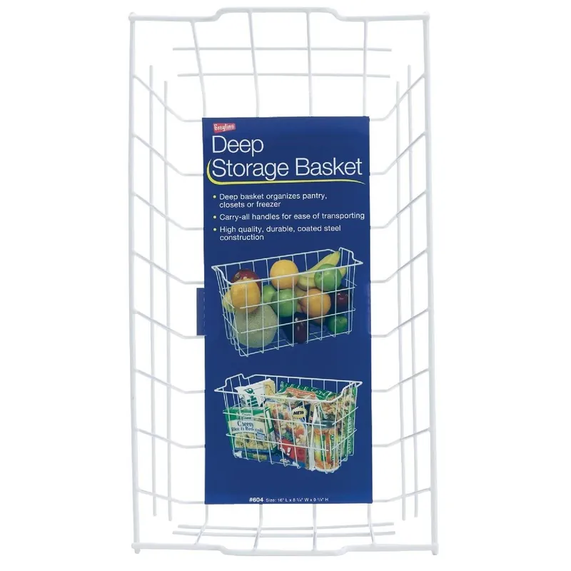 Grayline 40604 Deep Storage Basket 8-3/4 In. W. x 9-1/4 In. H. x 16 In. L.