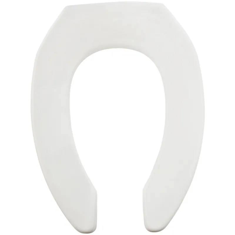 Mayfair 1955C-000 Commercial STA-TITE Elongated Open Front Toilet Seat