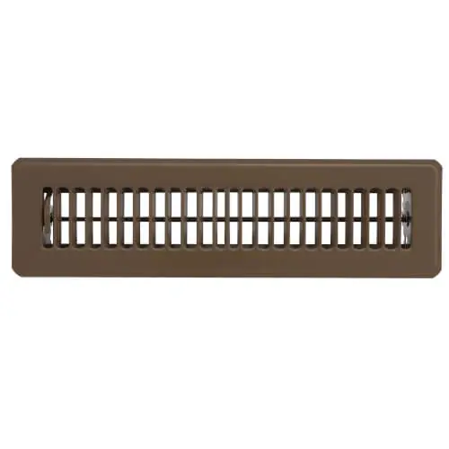Hart & Cooley 703943 421M Series Steel Floor Register, Golden Sand, 2 x 12