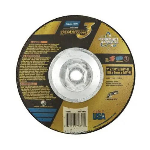 Norton 66253370803 Quantum3 SG Type 28 Saucer Wheel