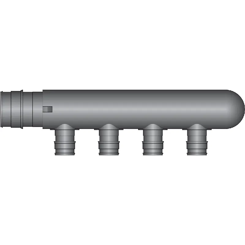 HeatLink EX13804 4 Port 1 PEX F1960 Closed End HPP Multiport Tee