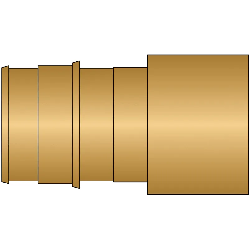 HeatLink EX27228NL 1 PEX F1960 × 1 Female Sweat No Lead Brass Adapter