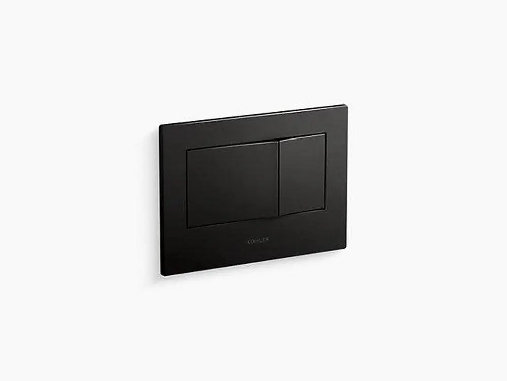 Kohler 8857-7 Bevel Flush Actuator Plate for K-18829 Wall Tank in Black Replacement MPN