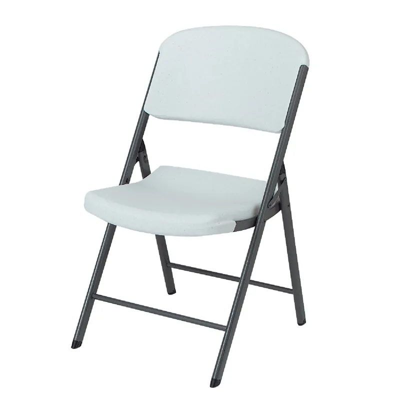 Lifetime 2802 Contoured Folding Chair White