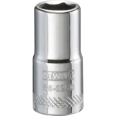 DeWalt DWMT86025OSP 1/4 In Drive Polished Chrome Standard Socket