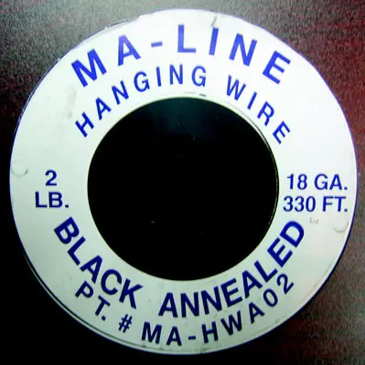 MA-Line MA-HWA05 18 Gauge Black Annealed Hanging Wire 5 Lb.