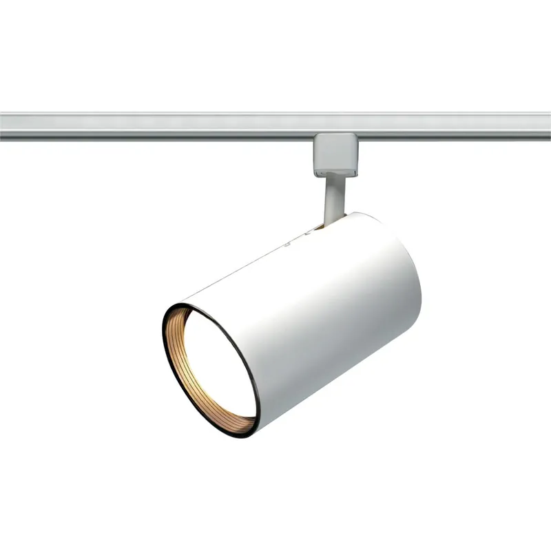 Satco TH200 1 Light - R20 - Track Head - Straight Cylinder - White Finish