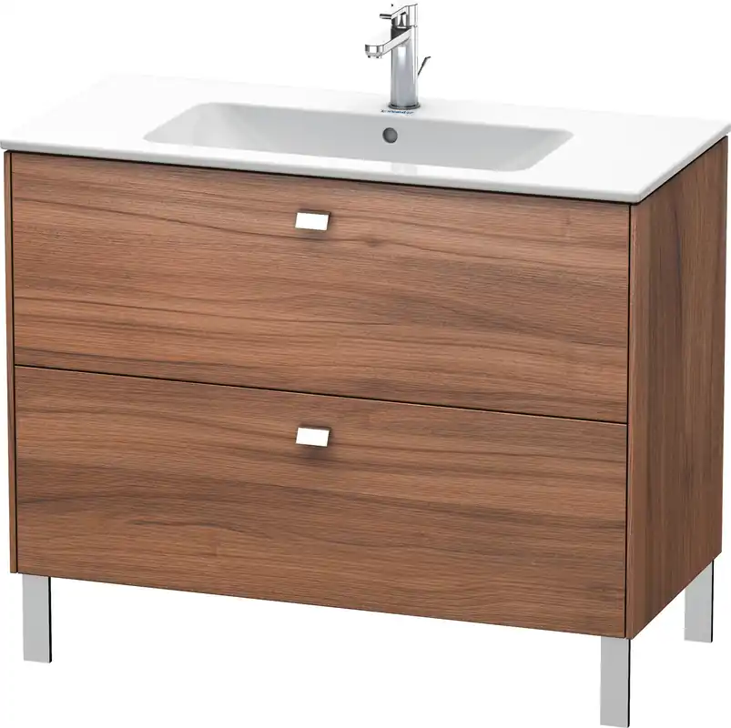 Duravit BR440301079 Brioso 40 1/8 Wall Mount Two Drawer Single Vanity Cabinet