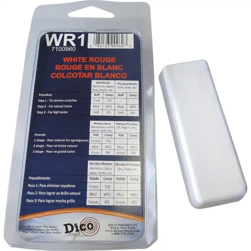 Dico 7100960 White-Rouge Buffing Compound 4 Oz Replacement MPN