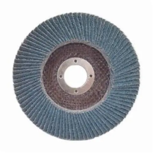 Norton 63642503532 Charger Zirconia Alumina Coarse Grit Center Mount Fiberglass Flat Flap Disc
