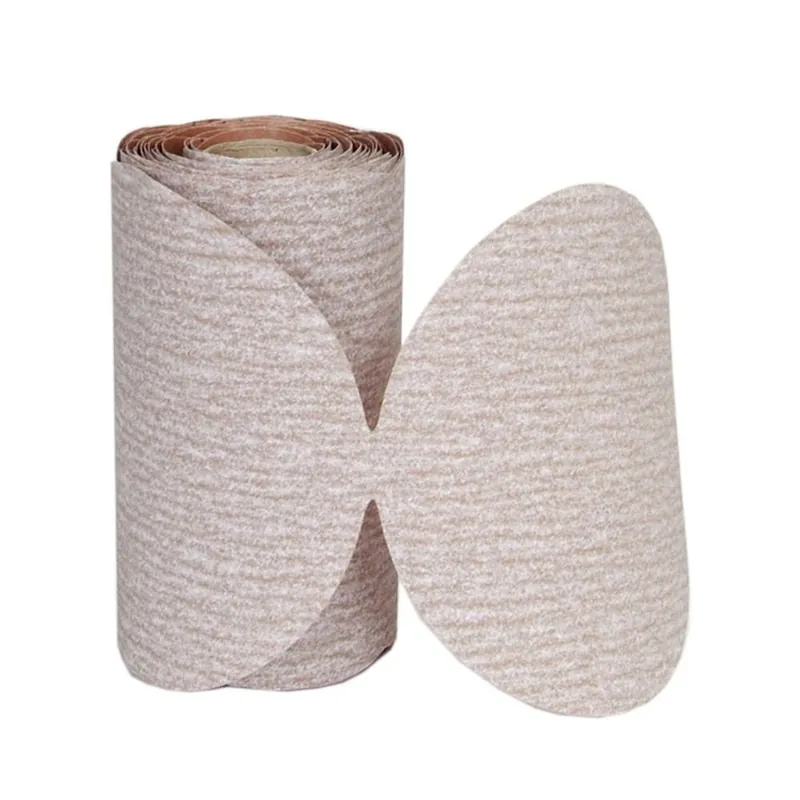 Norton 66261131457 A275OP Aluminum Oxide Very Fine Grit Paper PSA Disc Roll