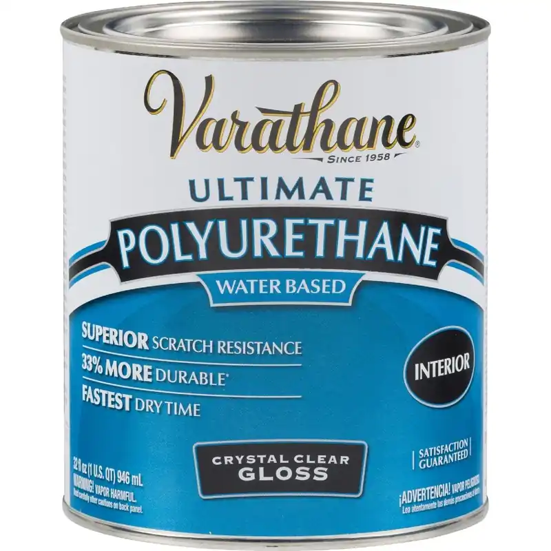 Varathane 200041H Gloss No Odor Water Based Interior Polyurethane 1 Qt.