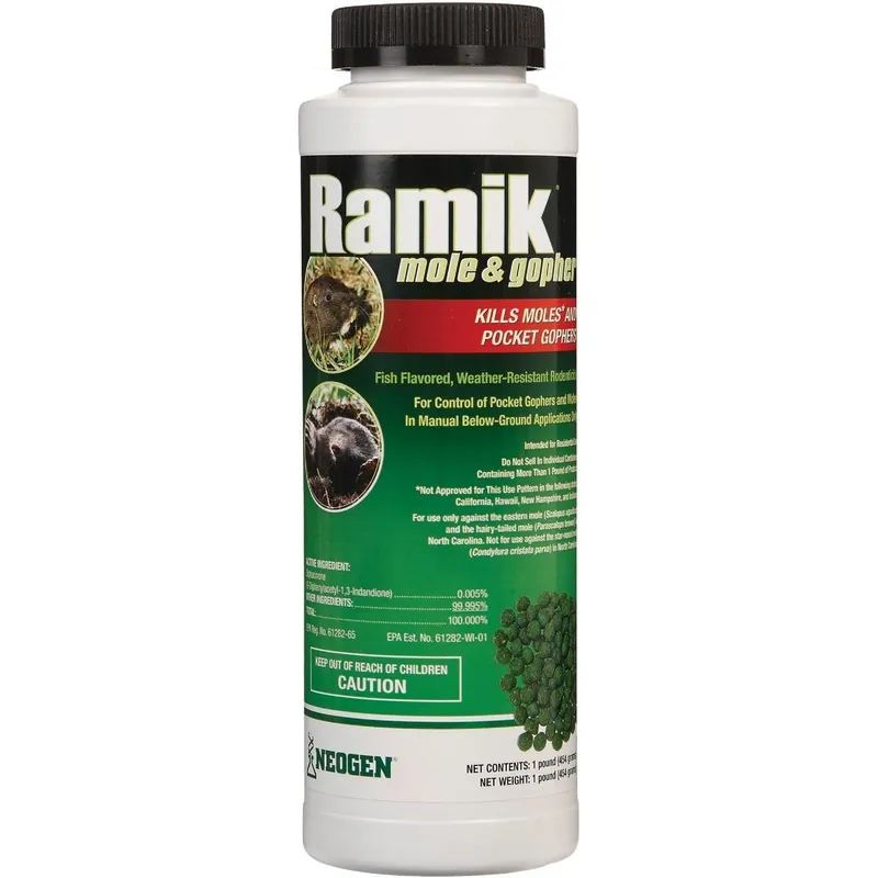Ramik 116309 Mole & Gopher Killer 1 Lb. Pellets