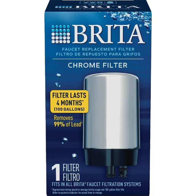 Brita 36310 On Tap Chrome Replacement Water Filter Cartridge